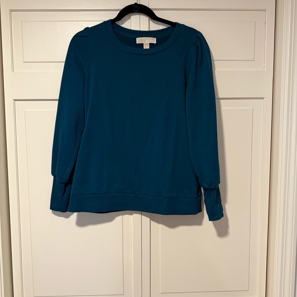 Michael Kors Women’s Crewneck Sweater Deep Teal size medium